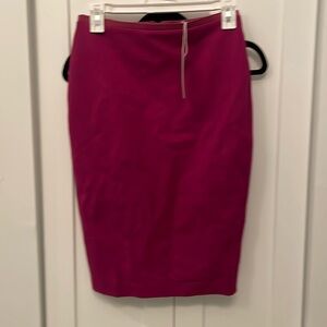Boden Fuchsia-Pink Pencil Skirt